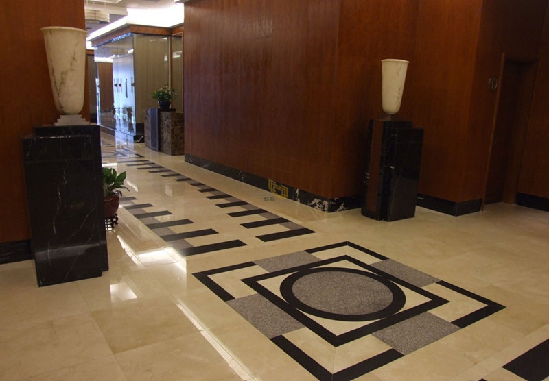 Crema Marfil Marble Project For Hotel01.jpg