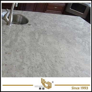 Προσαρμοσμένη χονδρικής γυαλισμένο Ανδρομέδα Countertops γρανίτη White με φθηνό κόστος