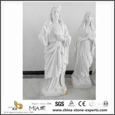 DIY έκπτωση θρησκευτικές πέτρα Θεοτόκου που κρατεί ο Ιησούς μαρμάρινο άγαλμα