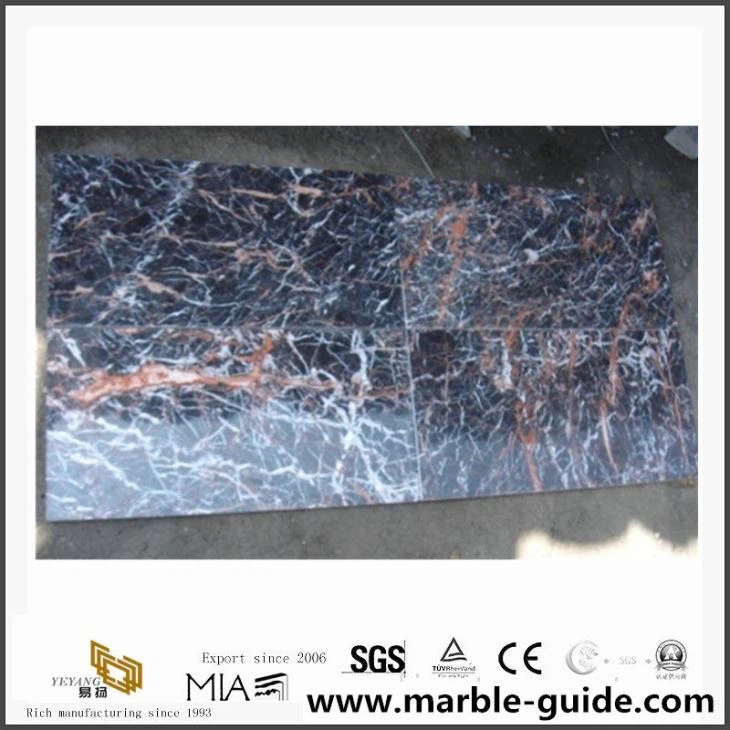 China Cuckoo Red Marble Polished Slab Low Price For Interior Walling Tile