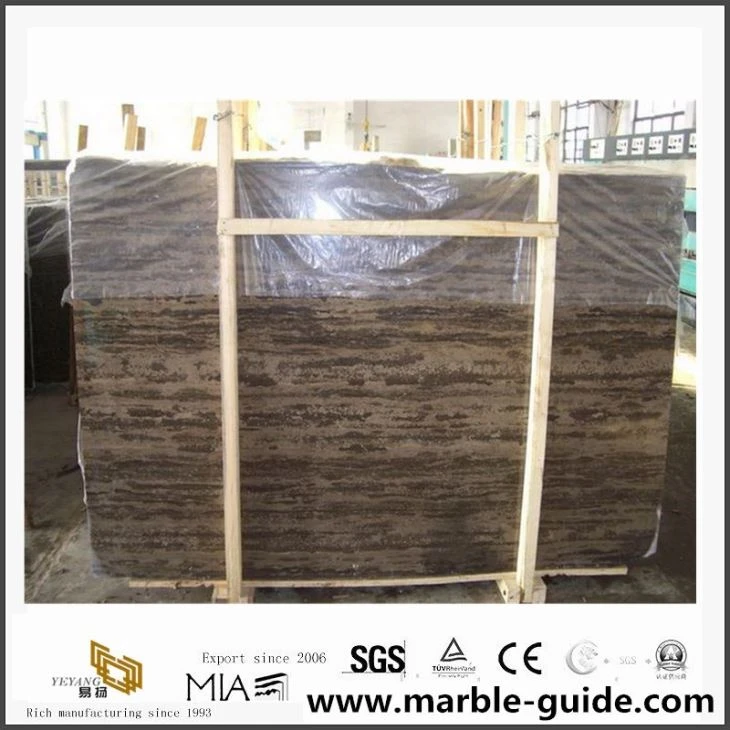 China Golden Beach Marble Plab Brown Marble με καλή τιμή