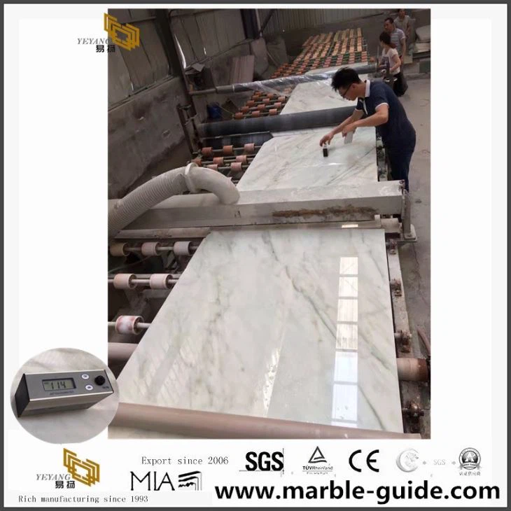 New Emerald White Jade Marble Slabs For Sale 