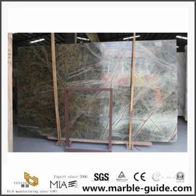 Rain δάσος πράσινο μαρμάρινο πάτωμα κεραμιδιών