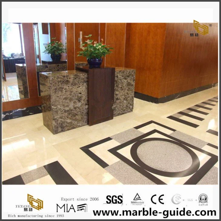 Crema Marfil Marble Project For Hotel