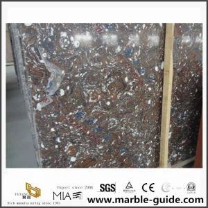 Τεχνητά καφέ Imperial Marble Slabs για εσωτερικά έργα