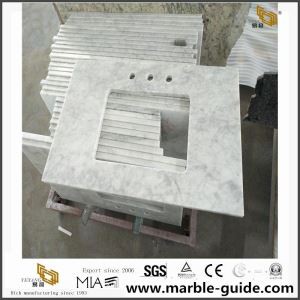 Νέα Carrara Λευκό Μάρμαρο Vanity Top Χονδρικό
