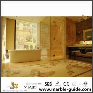 Golden Spider Μάρμαρο Έργο για Διακόσμηση Μπάνιου