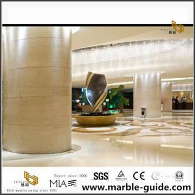 Πολυτελές Sunny Κίτρινο & Light Emperador Μάρμαρο για Hotel Project