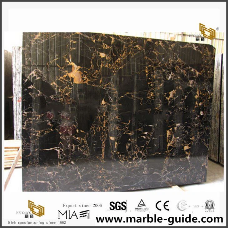 Stylish Golden Portoro Marble Slab Cost