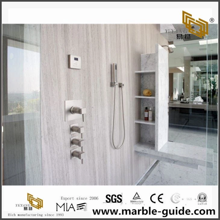 White Wooden Vein Marble