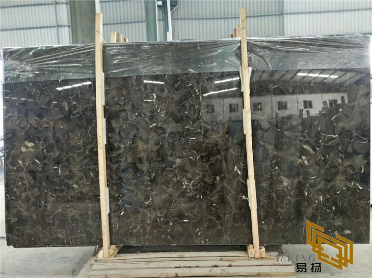 Dark Brown Emperador Marble Slab For Project