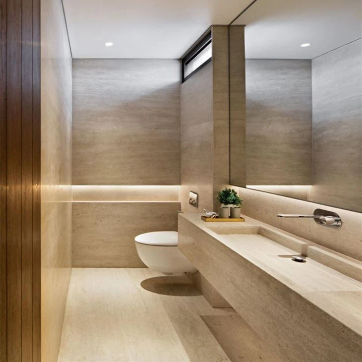 Roman Travertine For Bathroom Design